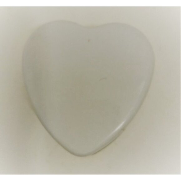 Heart Shaped Metal Tin Box Case Jewelry Storage Small Forever in Love Window - Picture 3 of 4